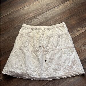 Maurices Cream A-Line Skirt